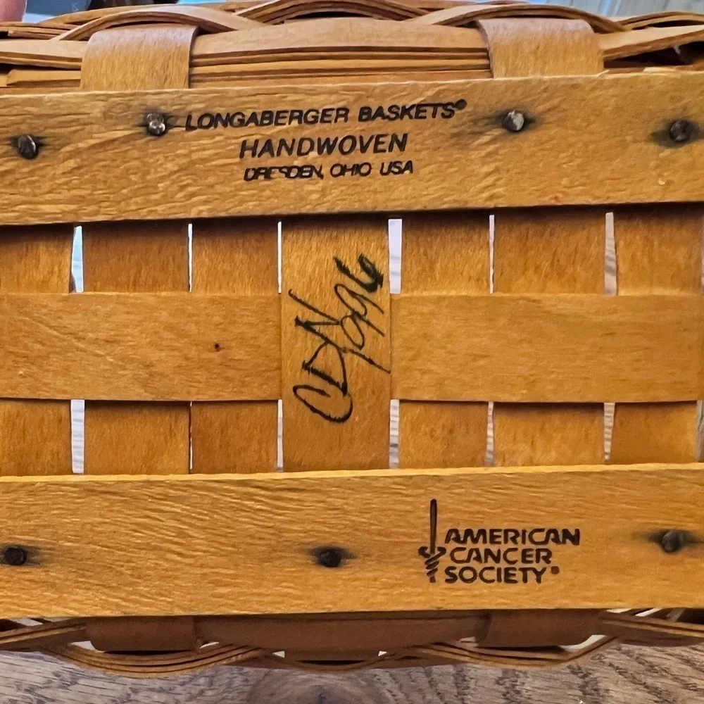 VINTAGE LONGABERGER 1996 HORIZON OF HOPE
